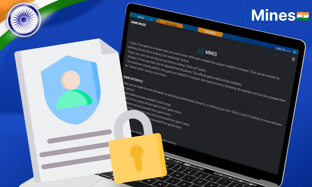 Mines Game privacy policy details